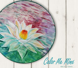 Calabasas Lotus Flower Plate