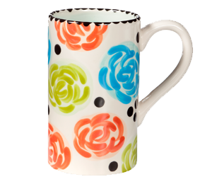 Calabasas Simple Floral Mug