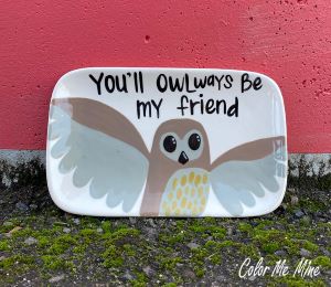 Calabasas Owl Plate
