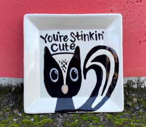 Calabasas Skunk Plate