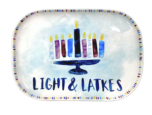 Calabasas Hanukkah Light & Latkes Platter