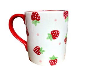 Calabasas Strawberry Dot Mug