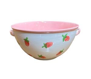 Calabasas Strawberry Print Bowl