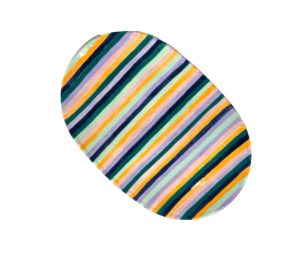 Calabasas Stripes Platter