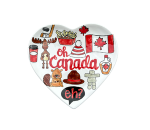 Calabasas Canada Heart Plate