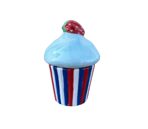 Calabasas Patriotic Cupcake