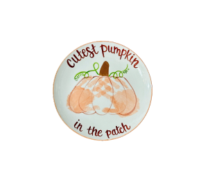 Calabasas Cutest Pumpkin Plate
