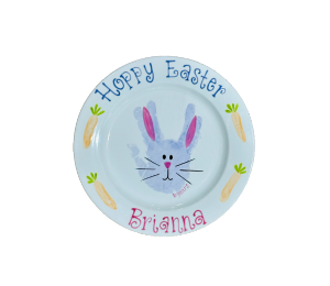Calabasas Easter Bunny Plate