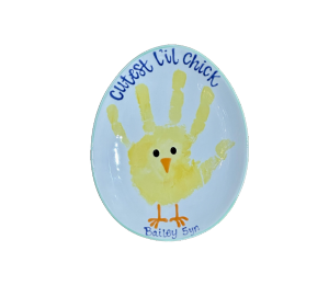 Calabasas Little Chick Egg Plate