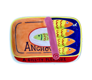 Calabasas Anchovies App Plate