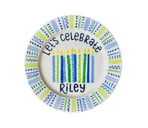 Calabasas Let's Celebrate Plate