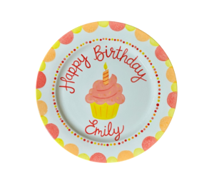 Calabasas Birthday Cupcake Plate